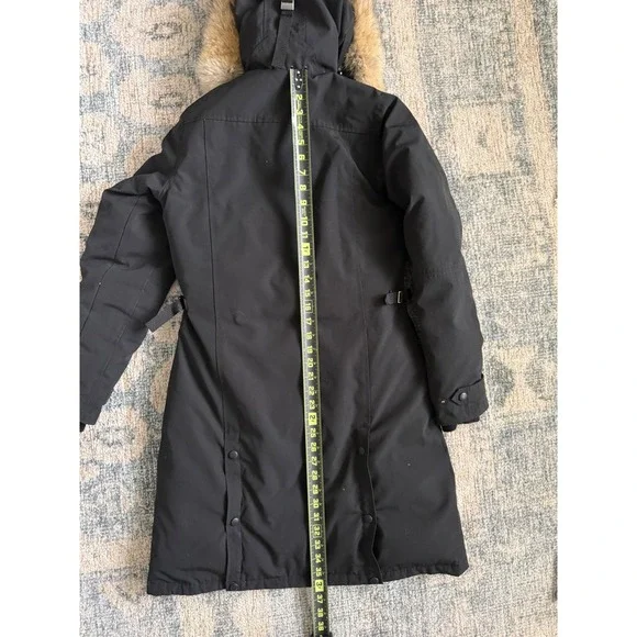 Canada Goose Kensington Black Parka Women's Size Small Excellent Condition - Picture 8 of 8